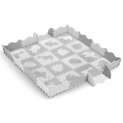 Momi Zawi Grey Schuimrubberen Puzzelmat Met Rand MAED00013 -Winkel Voor Babyproducten momi zawi grey schuimrubberen puzzelmat met rand maed00013 2