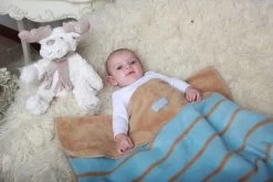 Zaffiro Grijs & Antraciet Halve Cirkels 75 X 100 Cm Wiegdeken 40733 -Winkel Voor Babyproducten paski niebbra 4 1