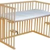 Amal II Piccolo Naturel Wieg Aan Bed Incl. Matras -Winkel Voor Babyproducten piccolo naturel beuken wieg aan bed