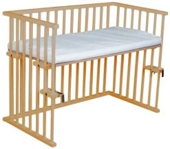 Amal II Piccolo Naturel Wieg Aan Bed Incl. Matras