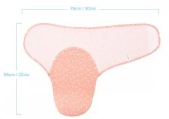 Sevibaby Blossom Jersey Inbakerdoek 118-169 -Winkel Voor Babyproducten sevibaby blossom jersey inbakerdoek 118 169 3 1