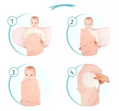 Sevibaby Blossom Jersey Inbakerdoek 118-169 -Winkel Voor Babyproducten sevibaby blossom jersey inbakerdoek 118 169 4 1