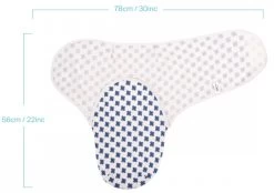 Sevibaby Blue Flower Jersey Inbakerdoek 118-170 -Winkel Voor Babyproducten sevibaby blue flower jersey inbakerdoek 118 170 4