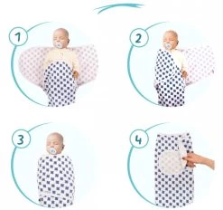 Sevibaby Blue Flower Jersey Inbakerdoek 118-170 -Winkel Voor Babyproducten sevibaby blue flower jersey inbakerdoek 118 170 5