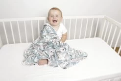 Babymatex Ines Plants 75x100 Cm Katoenen Wiegdeken TB0236_38 -Winkel Voor Babyproducten tb0236 38