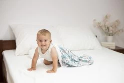 Babymatex Ines Plants 75x100 Cm Katoenen Wiegdeken TB0236_38 -Winkel Voor Babyproducten tb0236 38 5