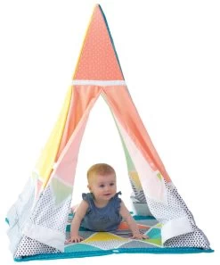 Infantino Large Teepee Gym Speelkleed BK-216143 -Winkel Voor Babyproducten teepee sfeer 3