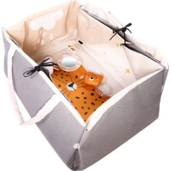 Tryco Leopard Lenny 2-in-1 XL Speelkleed En Opbergtas TR-140210 -Winkel Voor Babyproducten tr 140210 tryco leopard lenny playmat bag in 1 09