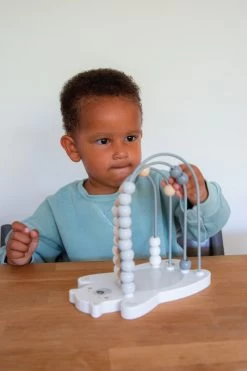 Tryco IJsbeer Houten Telraam TR-353002 -Winkel Voor Babyproducten tr 353002 tryco wooden polar bear abacus 03