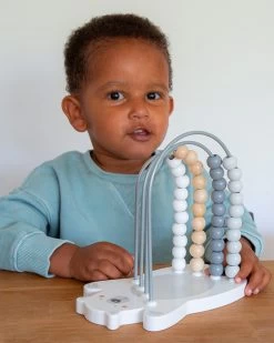 Tryco IJsbeer Houten Telraam TR-353002 -Winkel Voor Babyproducten tr 353002 tryco wooden polar bear abacus 05