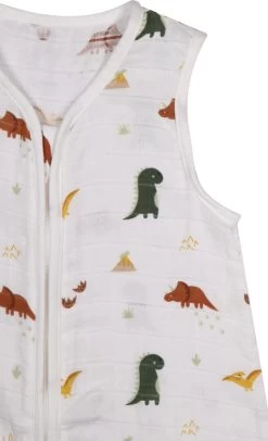Blush & Blossom Dinosaurus 70 Cm Hydrofiel Slaapzak TR-BB443423 -Winkel Voor Babyproducten tr bb443423 blush blossom dinosaurus 70 cm sleeping bag 02