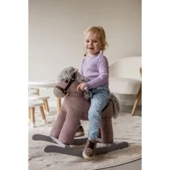 Tryco Milo Bruin Hobbelpaard 18m+ TR-120108 -Winkel Voor Babyproducten tryco milo roze hobbelpaard 18m tr 120107 03 2