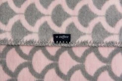 Zaffiro Grijs & Lichtroze Halve Cirkels 75 X 100 Cm Wiegdeken 40726 -Winkel Voor Babyproducten zaffiro deken halve cirkels grijs lichtroze ba1 3 2