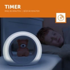 Zazu Billy Beer Bruin Nachtlampje ZA-BILLY-02 -Winkel Voor Babyproducten zazu billy beer bruin nachtlampje za billy 02 5