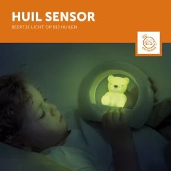 Zazu Billy Beer Groen Nachtlampje ZA-BILLY-01 -Winkel Voor Babyproducten zazu billy beer groen nachtlampje za billy 01 4 1