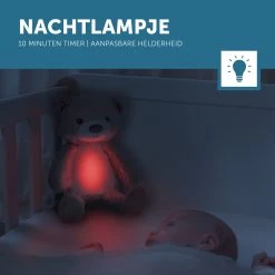 Zazu Brody De Beer Taupe Slaaptrainer ZA-BRODY-01 -Winkel Voor Babyproducten zazu brody de beer taupe slaaptrainer sfeer 4